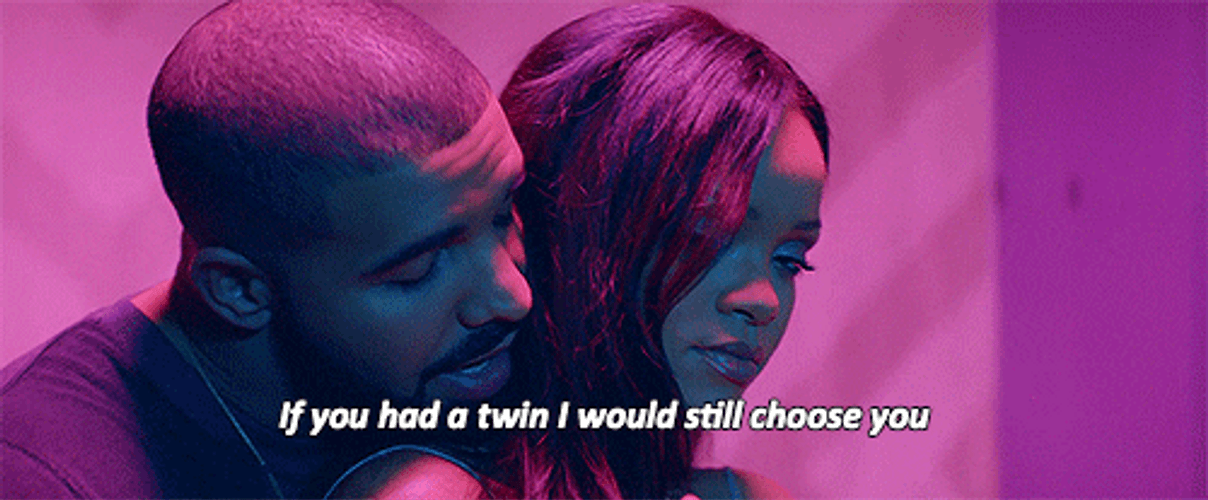 Drake Singing Rihanna Work Music Video GIF