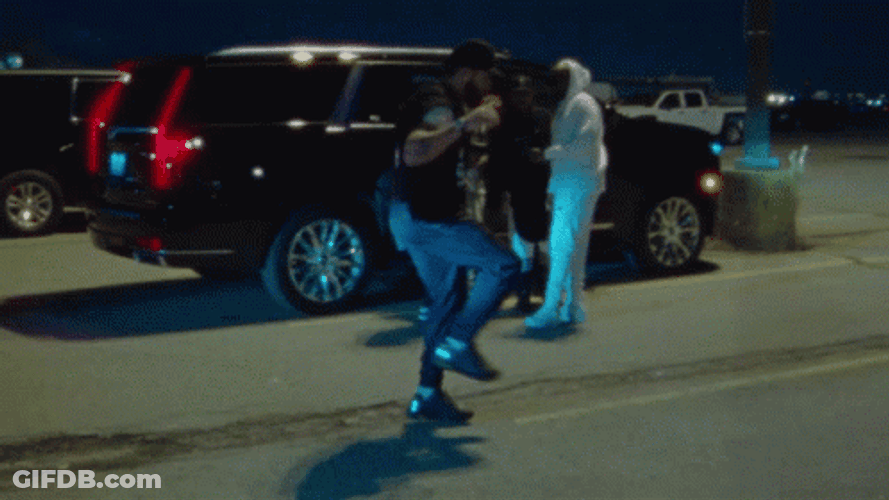 Drake Sturdy Dances In Parking Lot GIF