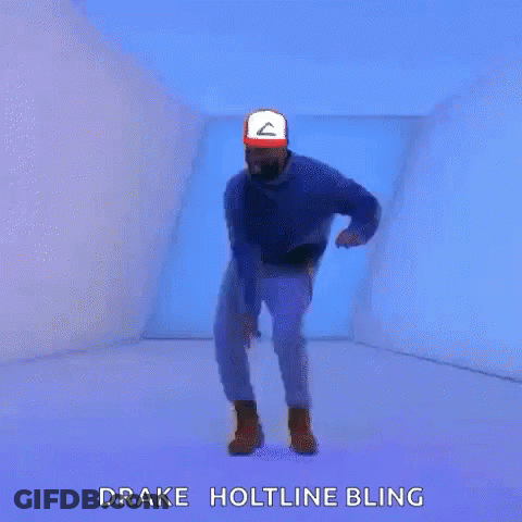 Drake Wearing Pokemon Hat Dancing GIF