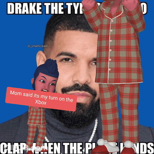 Drake With Caption My Turn On Xbox GIF