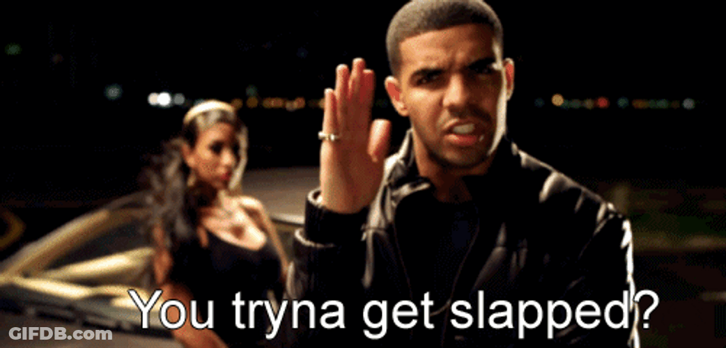 Drake You Tryna Get Slapped GIF