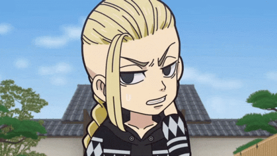 Draken Tokyo Revengers Mikey Laugh Chibi GIF