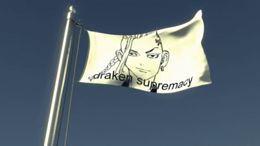Draken Tokyo Revengers Supremacy Flag GIF