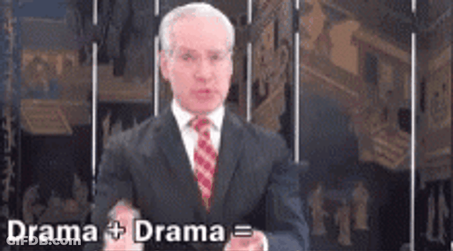 Drama Plus Drama Is More Drama GIF