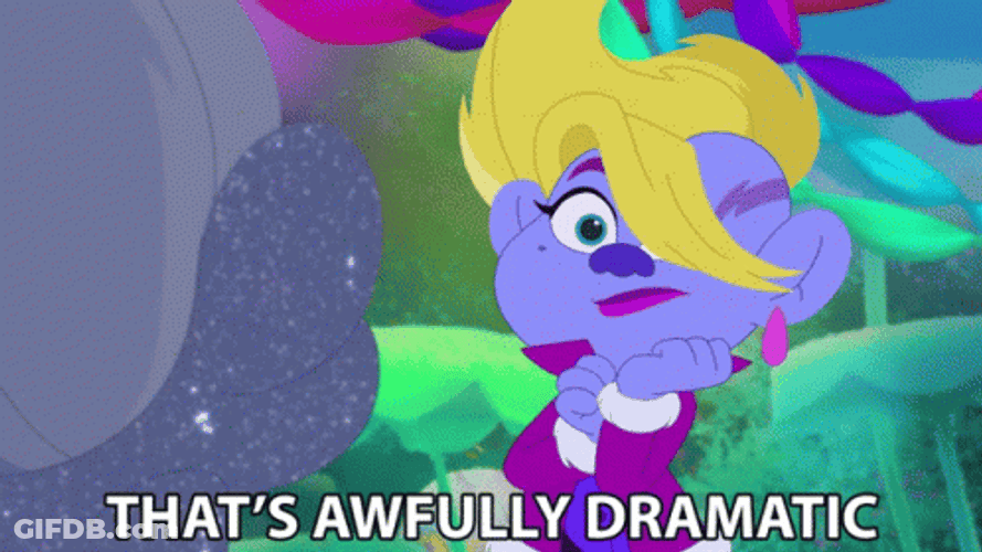 Drama Queen That's Awfully Dramatic GIF