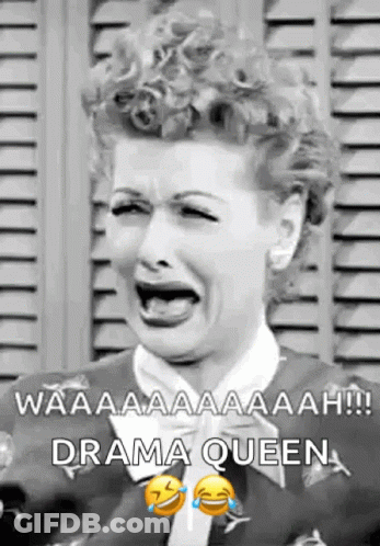 Drama Queen Woman Laughing And Crying GIF