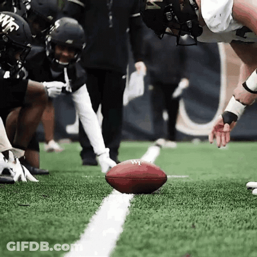 Dramatic Football Kickoff Clip GIF