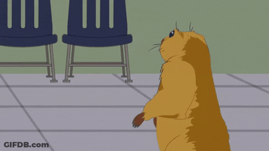 Dramatic Prairie Dog Animation GIF