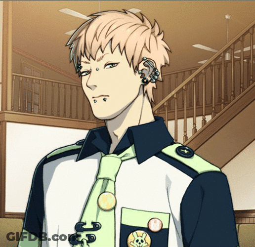 Dramatical Murder Aoba Eyebrows Up GIF