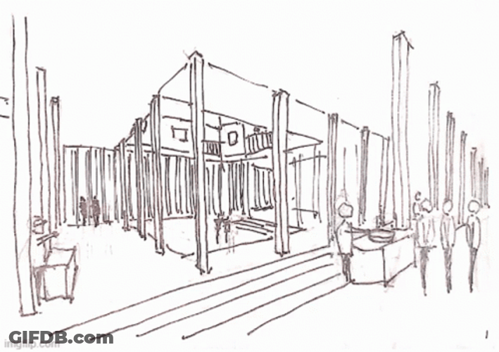 Drawing Architecture Plan GIF