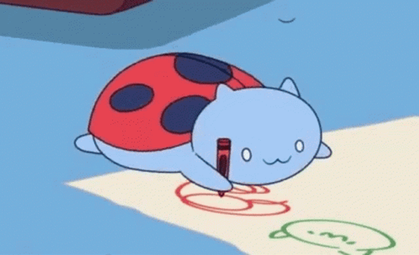 Drawing Lady Bug GIF