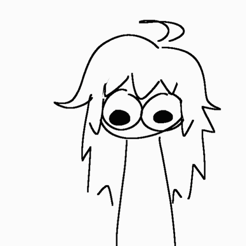Drawing Of A Girl Disintegrate GIF