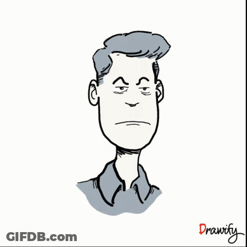 Drawing Of A Man With Drawify Text GIF