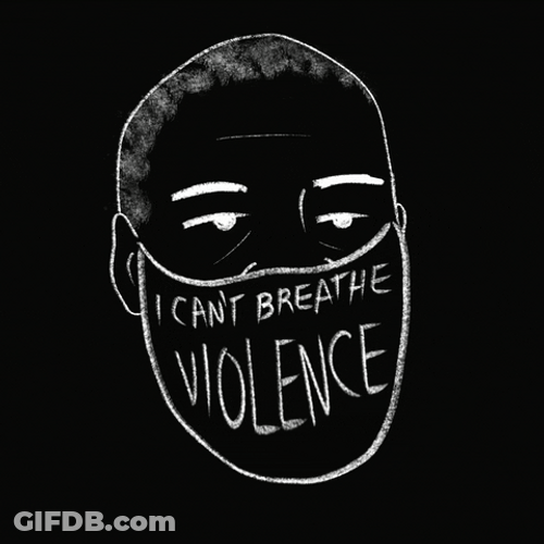 Drawing Of George Floyd Head GIF
