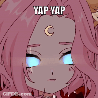 Drawing Of Girl With Crescent Moon On Forehead Yap Yap GIF