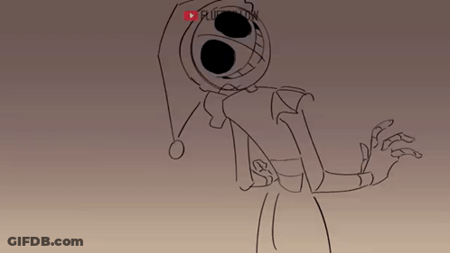 Drawing Of Person Face With Fluffpilcon GIF