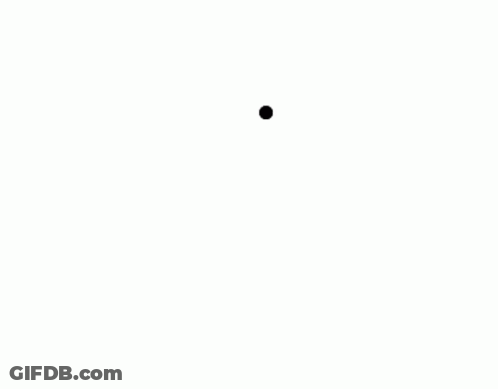 Drawing Of Person With Blue Eyebrows GIF