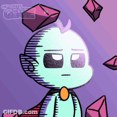 Drawing Of Person With Name Christopher's Gene GIF