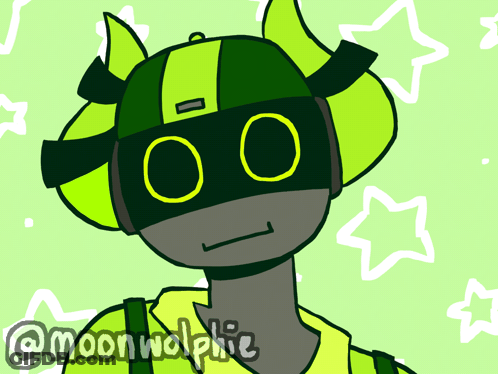 Drawing Of Person With Name Moonwolphie GIF