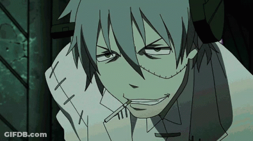 Drawing Of Person With Stitches On Arms GIF