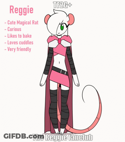 Drawing Of Rat Named Reggie GIF