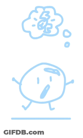 Drawing Of Sheep With Flower In Head GIF