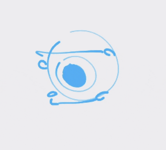 Drawing Of Wheatley Of Portal 2 GIF