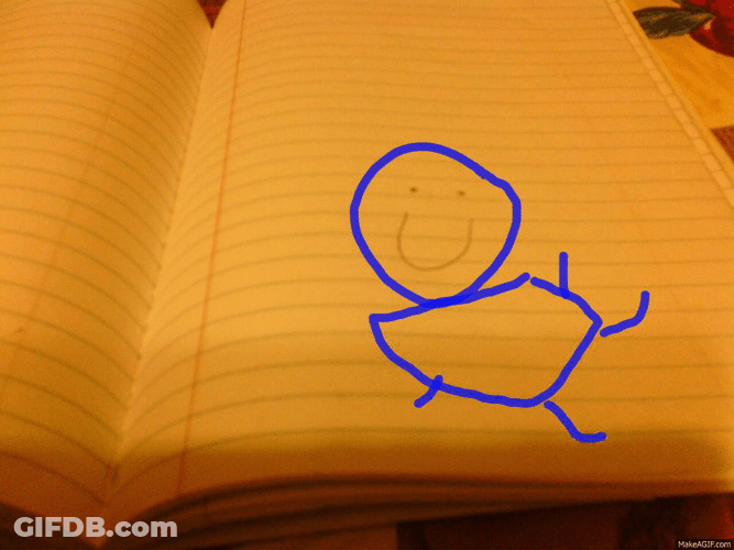 Drawing Smiley Dancing GIF