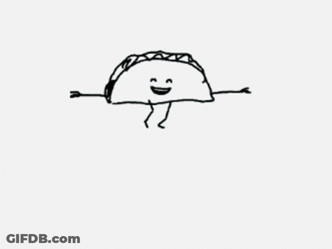 Drawing Taco Got Tripped GIF