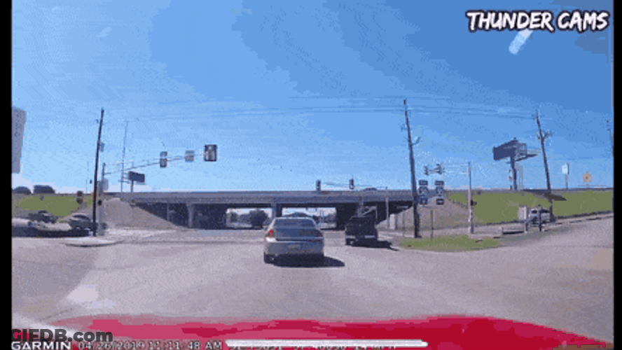Dreadful Self Accident Car Crash GIF