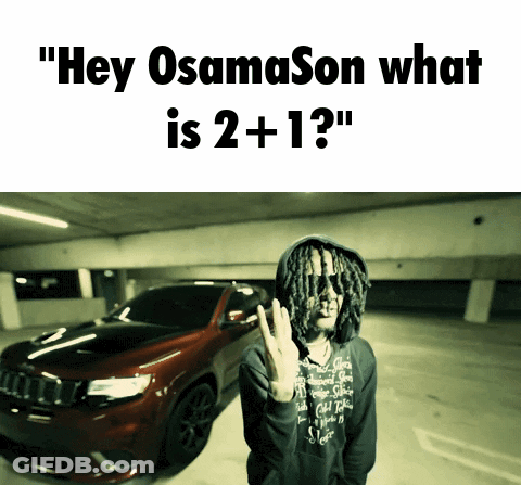 Dreadlocked Man By Car Asks Hey Osamason What Is 2 + 1 GIF