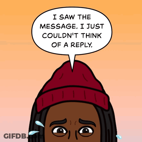Dreadlocked Man I Saw The Message I Just Couldn GIF