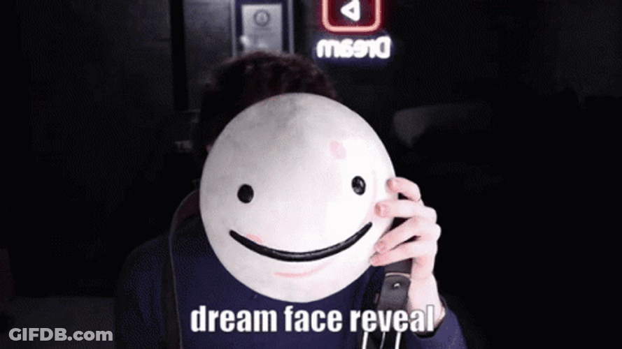 Dream Face Reveal White Mask Danny Gonzalez GIF