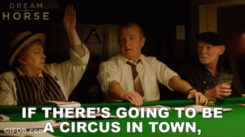Dream Horse Three People Playing Pool GIF