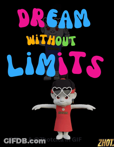 Dream Without Limits Girl With Sunglasses GIF