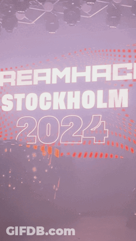 DreamHack Stockholm 2024 Poster GIF