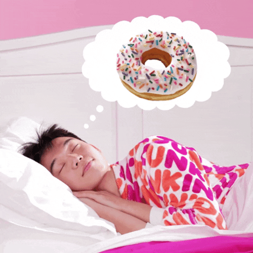 Dreaming Dunkin Donut GIF