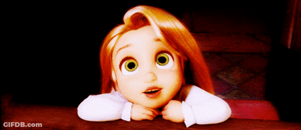 Dreaming Young Rapunzel GIF