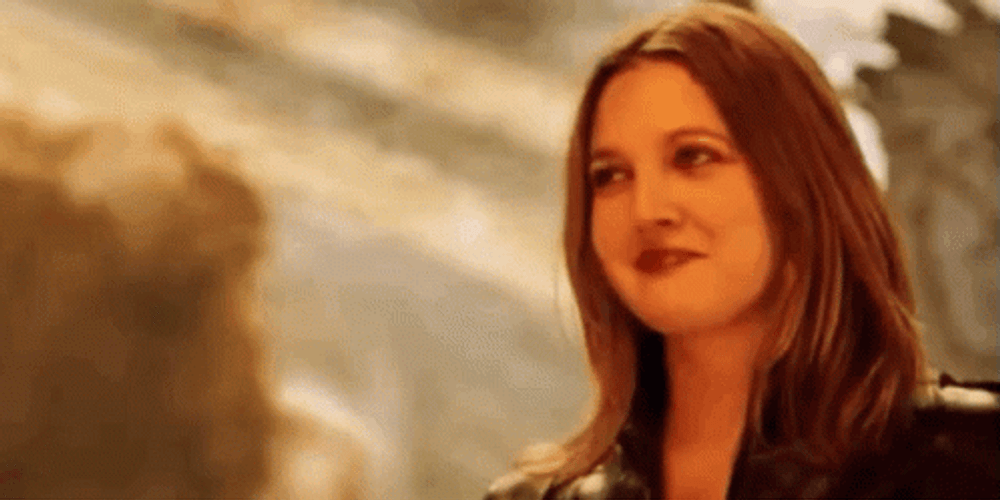 Drew Barrymore Party Time GIF