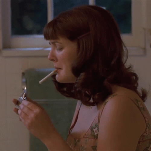 Drew Barrymore Smoking GIF