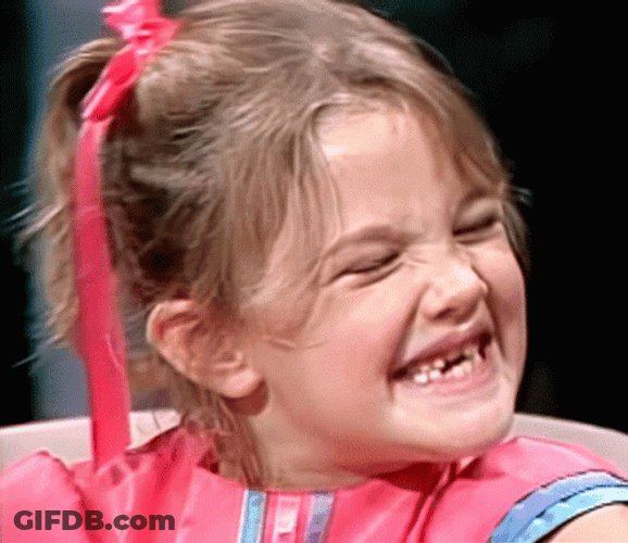 Drew Barrymore Teeth Smile GIF