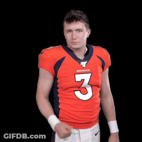 Drew Lock Giving Thumbs Up GIF