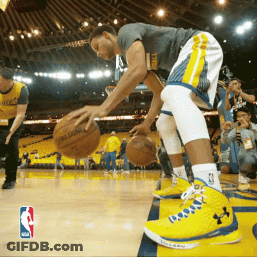 Dribble Steph Curry Dunk GIF