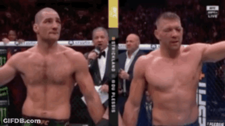 Dricus Du Plessis Is Shock By Announcement GIF