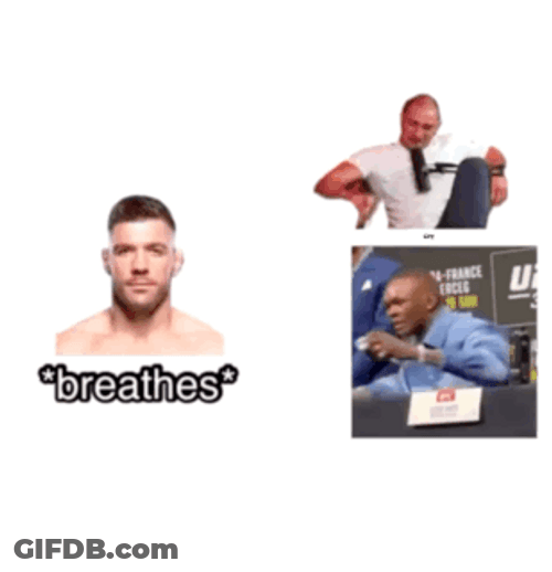 Dricus Du Plessis Mixed Emotion GIF