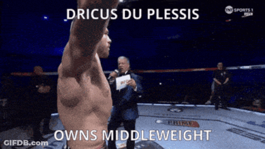 Dricus Du Plessis Own Middleweight GIF