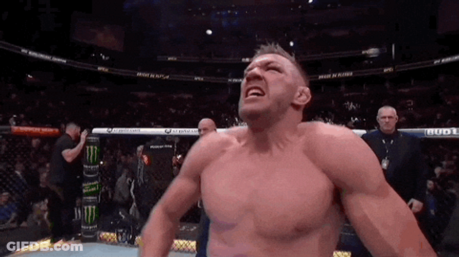 Dricus Du Plessis Proud Moment GIF
