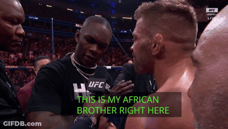 Dricus Du Plessis Proud Supporter GIF