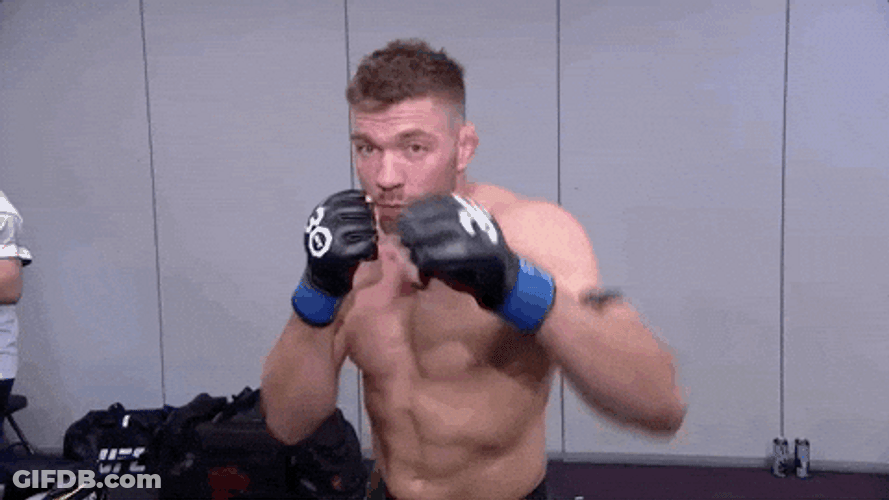 Dricus Du Plessis Punch Train GIF