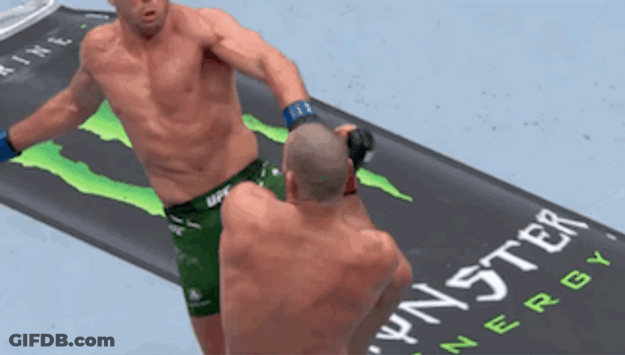 Dricus Du Plessis Strong Kick GIF
